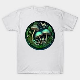 Cottagecore Shrooms in the Forest T-Shirt